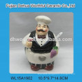 Lovely Ceramic Chef Salt Pepper Container